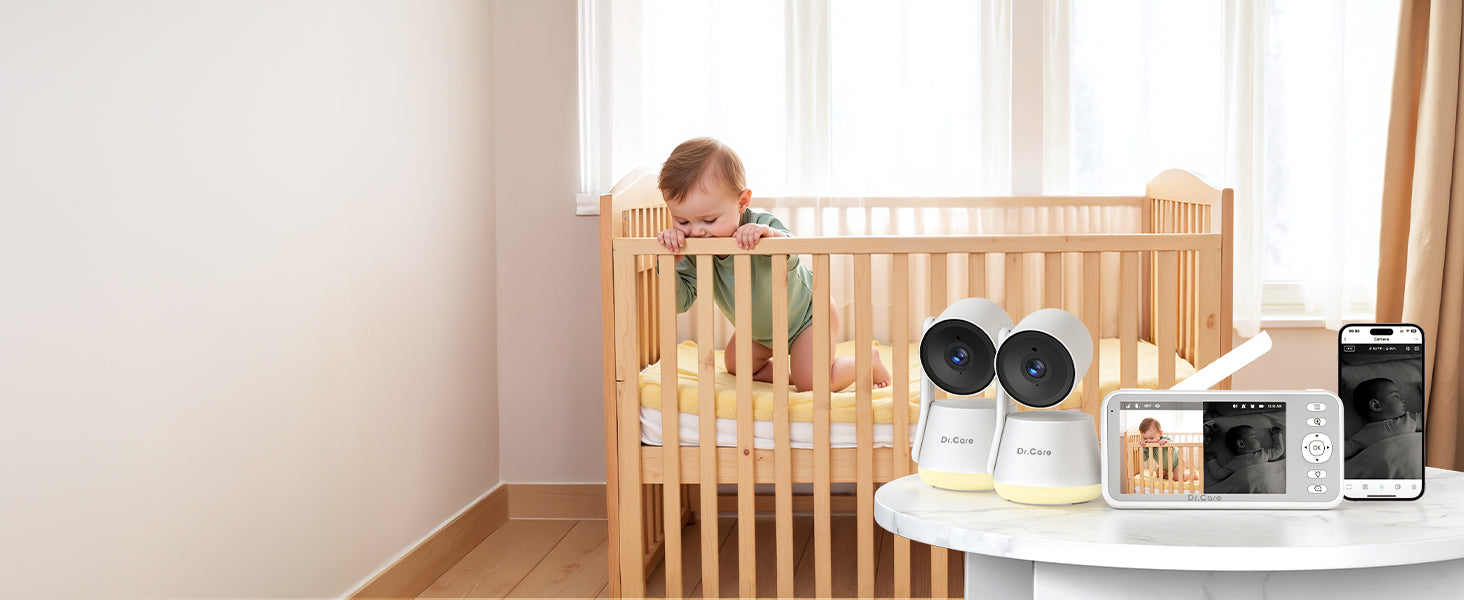 Smart Baby Monitor Dual Camera