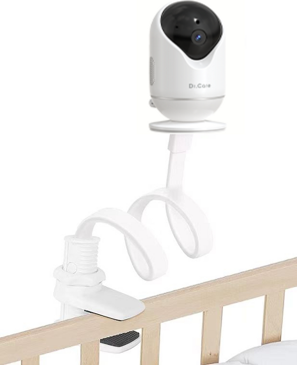 Dr. Care Baby Monitor Stand – Adjustable and Flexible Camera Clip Clamp Mount for Baby Room