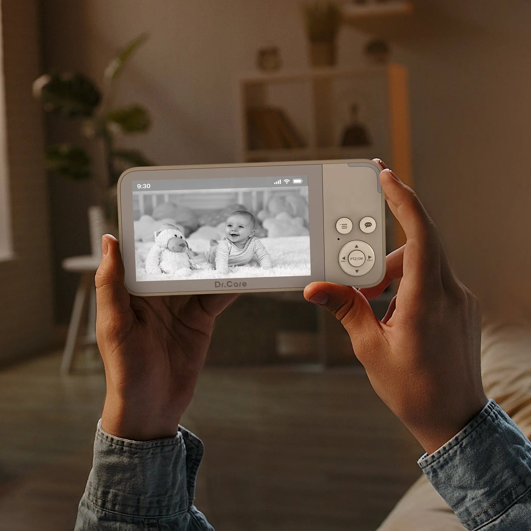 NeoView Baby Monitor 2 Cameras | Split Screen & Night Vision | Dr.Care