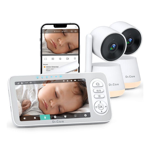 Dr.Care LumiView Plus Smart WiFi Baby Monitor 2 Camera Set (DC-SBM006 Dual)