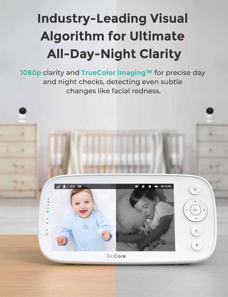 NovaView Pro 5" 1080P Video Baby Monitor - BBM001 Pro Dr.Care