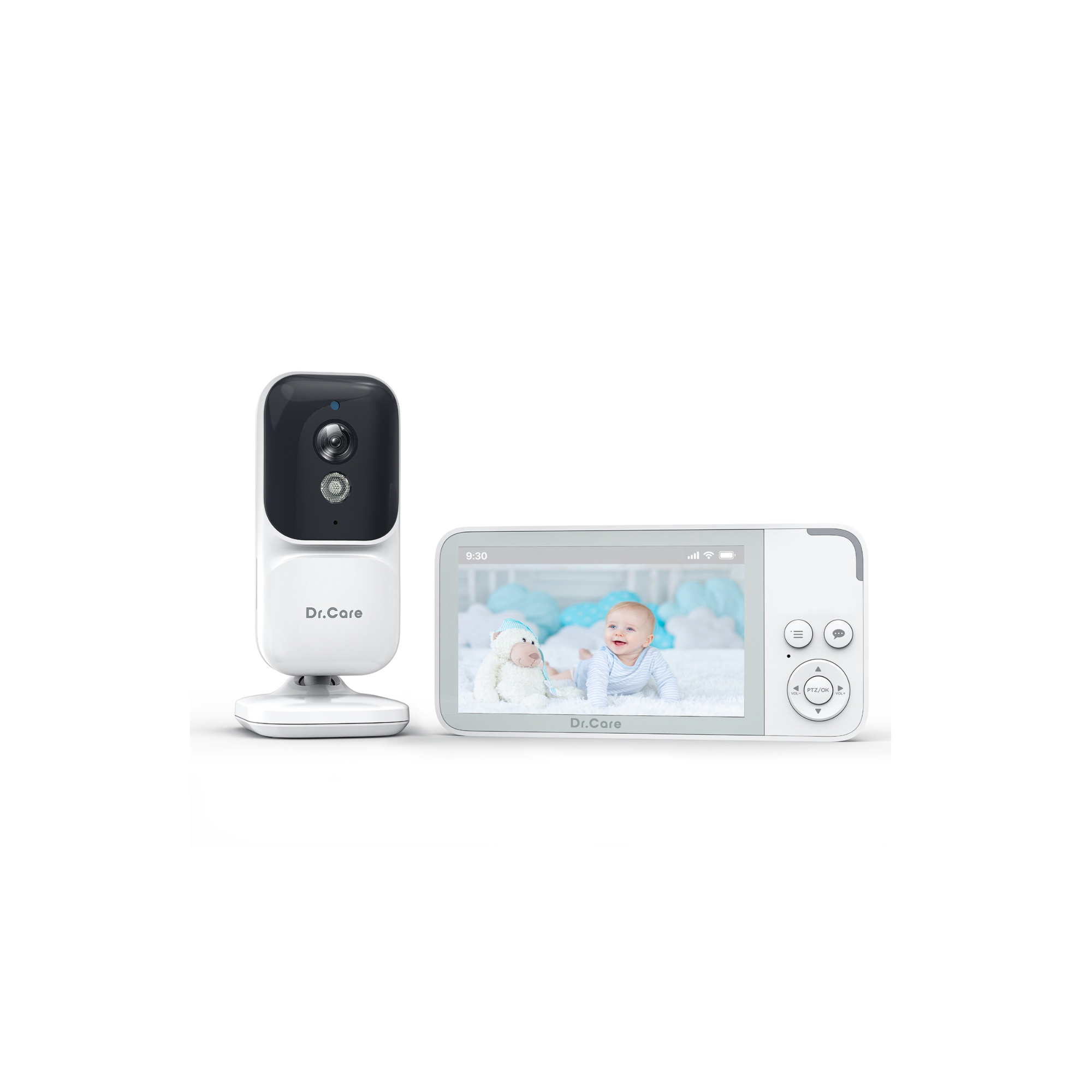 Babyphone vidéo NeoView 3,5" Blanc 