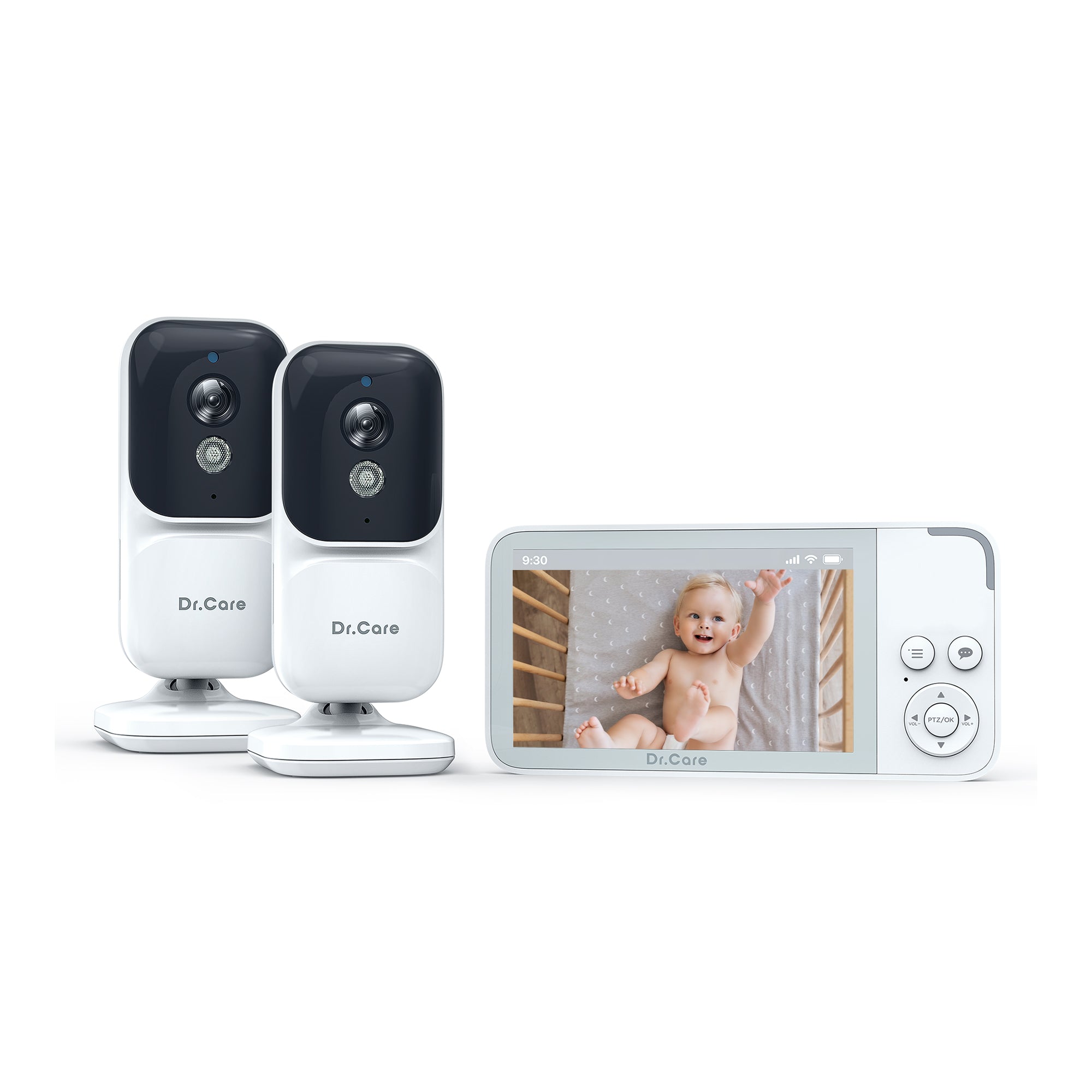 NeoView 3.5" Video Baby Monitor with 2 Cameras - BBM003