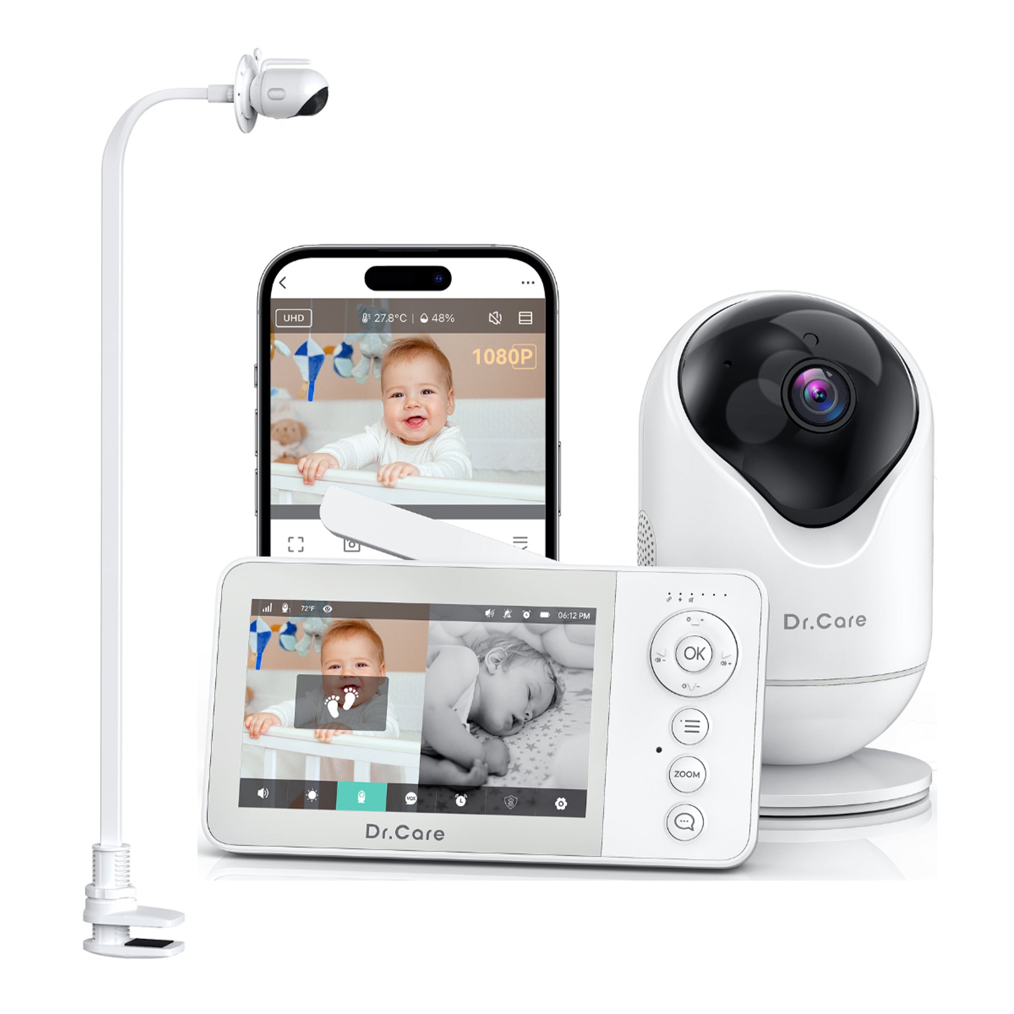 Dr.Care VistaView Lite RB Smart WiFi Baby Monitor-DC-SBM002
