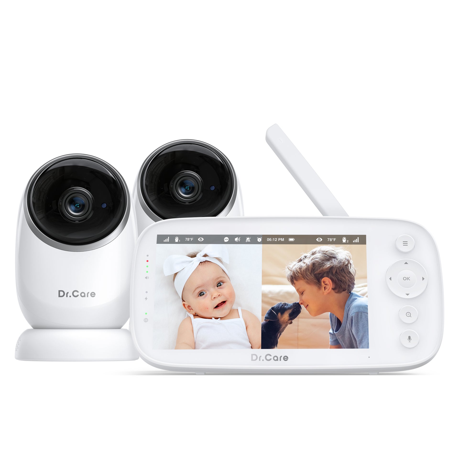 Bebcare Low Emf Best Low Cost Baby Monitor NovaView 5” Video Baby