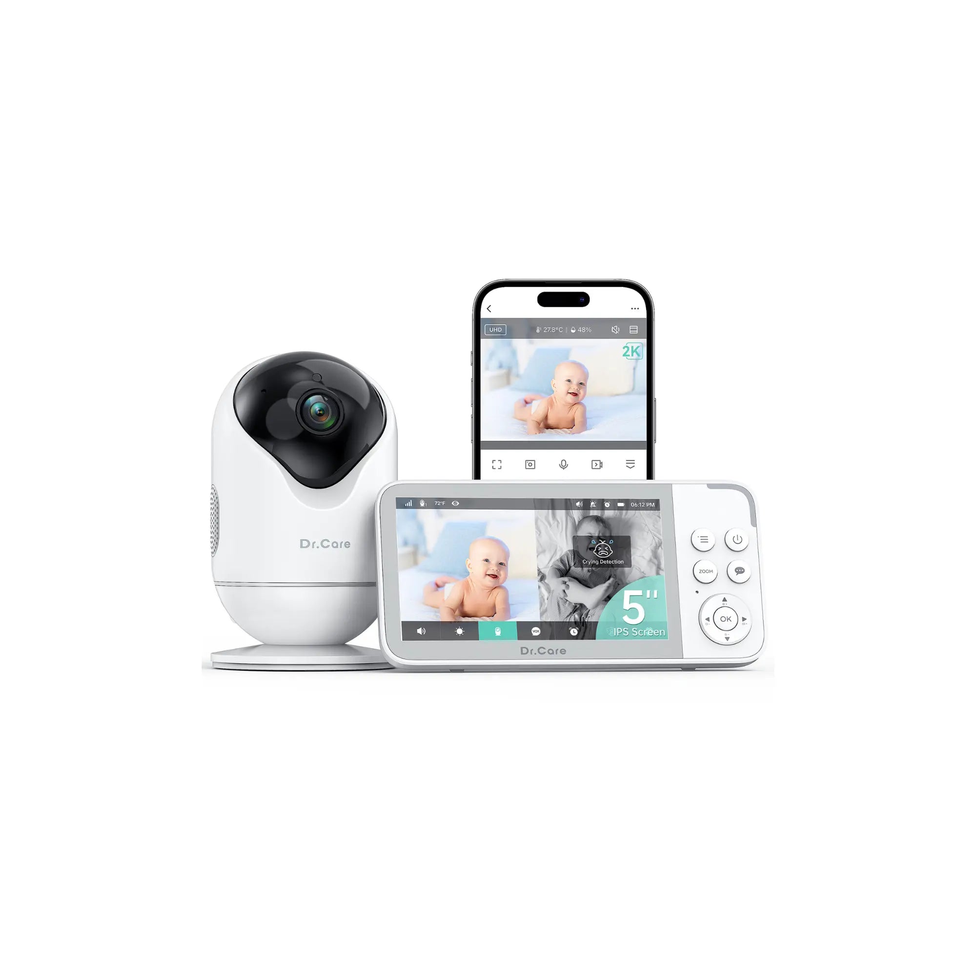 Smart Baby Monitor — Auto-Tracking, Smart Alerts | Dr.Care Smart Baby Monitor — Auto-Tracking, Smart Alerts | Dr.Care