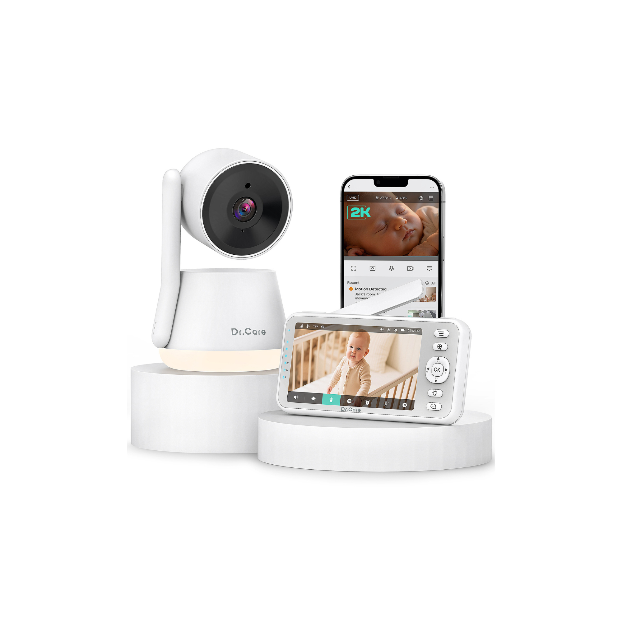 LumiView 5" 2K Smart WiFi Baby Monitor - SBM003