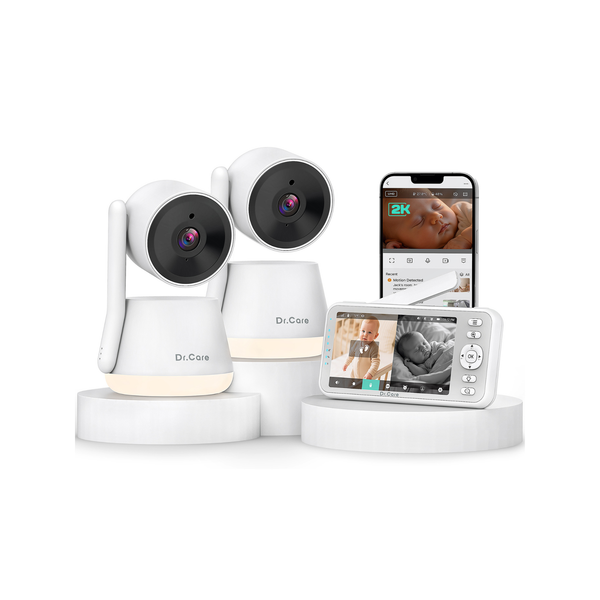 LumiView Smart WiFi Baby Monitor with 2 Cameras - SBM003