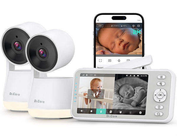 Dr.Care LumiView Smart WiFi Baby Monitor 2 Camera Set (DC-SBM003 Dual)