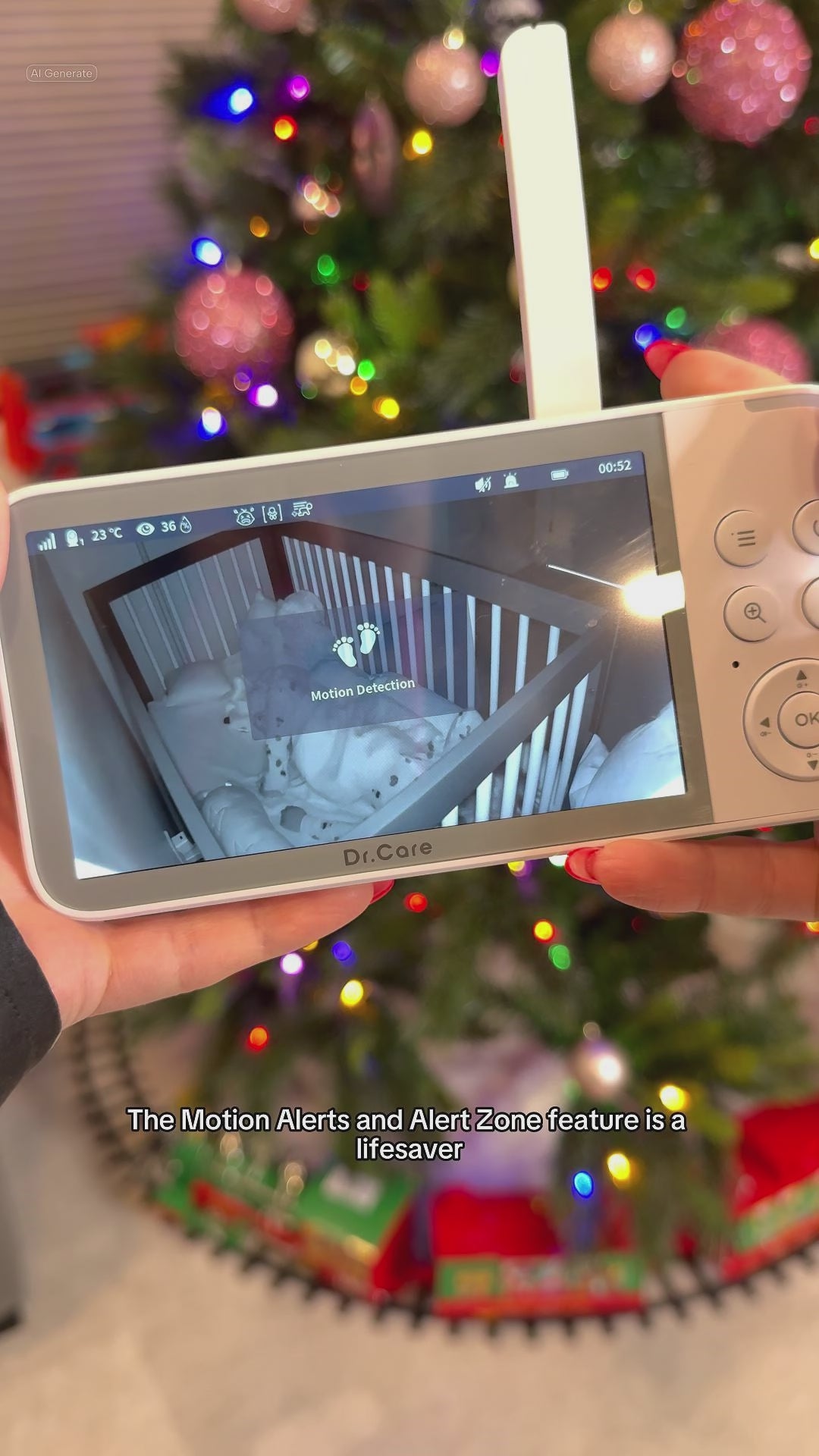 VistaView Smart WiFi Baby Monitor - SBM001 with 2 Cameras